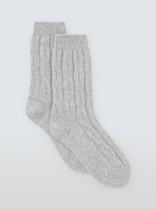 Уютные носки для кровати из кашемира с рельефным узором John Lewis, Grey
Уютные носки для кровати из кашемира с рельефным узором John Lewis, Grey