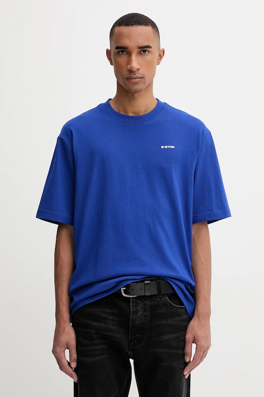 Хлопковая футболка G-Star, синий
Хлопковая футболка G-Star, синий