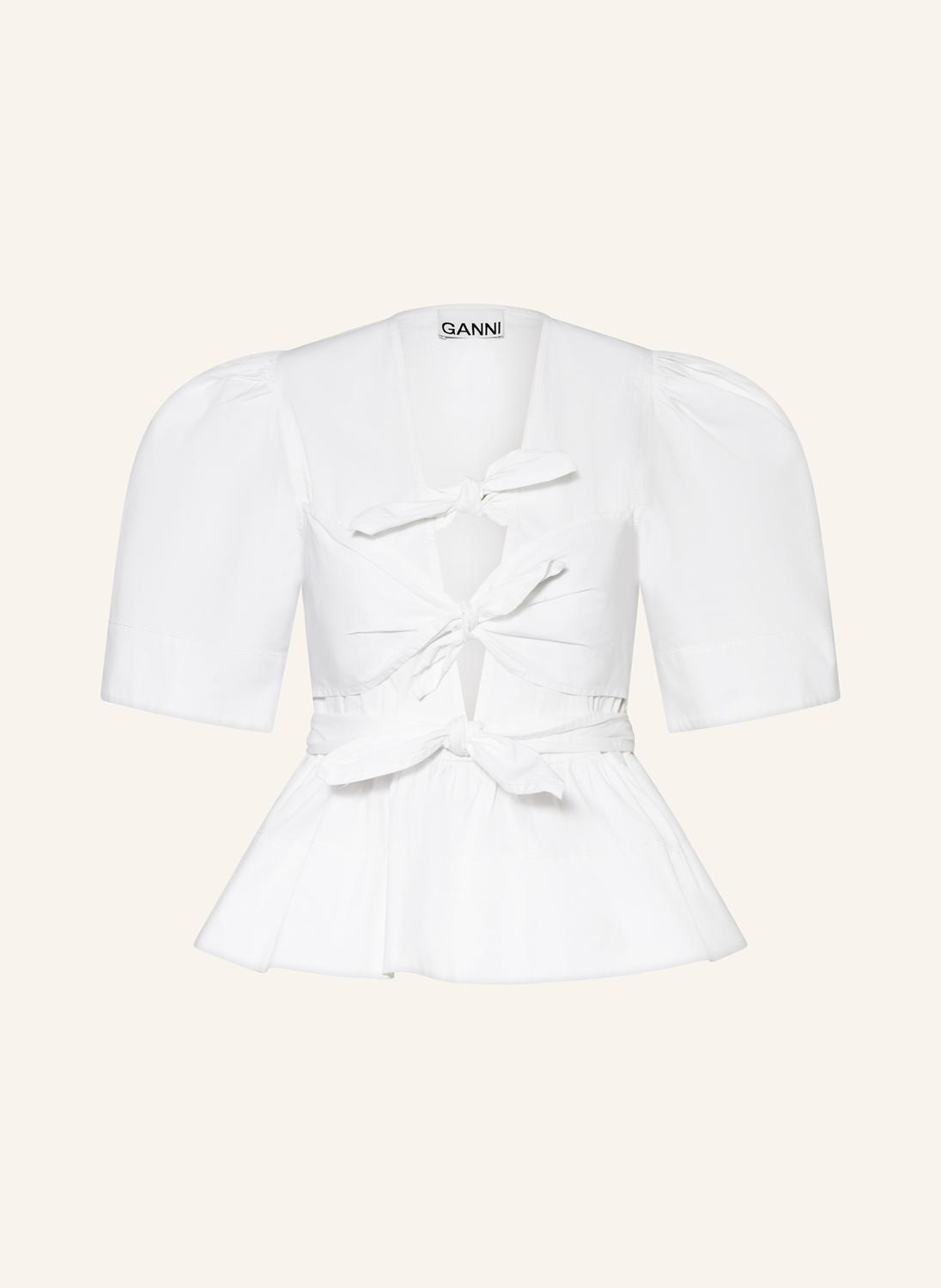 Блузка рубашка Ganni, белый
Блузка рубашка Ganni, белый