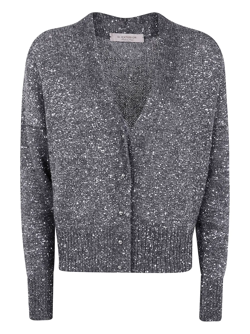 Кардиган с пайетками D.Exterior, серый
Кардиган с пайетками D.Exterior, серый