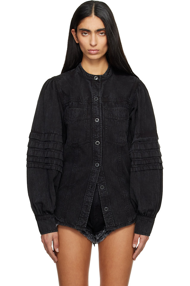 Isabel Marant Etoile Черная рубашка Миледы
Isabel Marant Etoile Черная рубашка Миледы