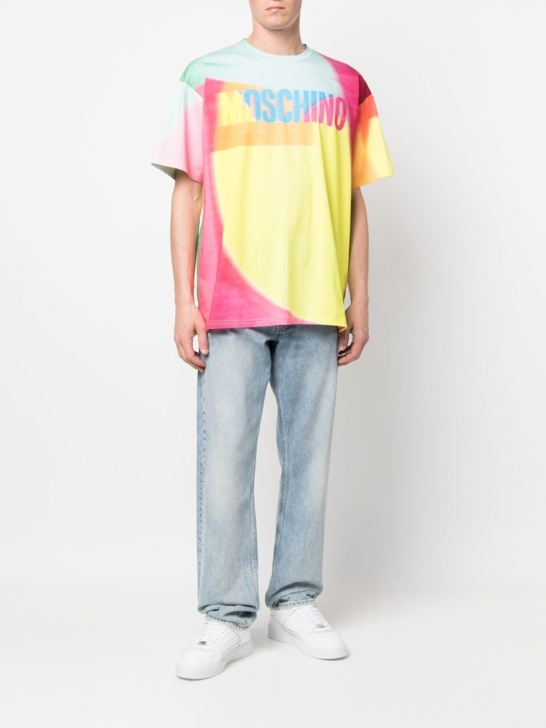 Moschino футболка в стиле колор-блок с логотипом, желтый
Moschino футболка в стиле колор-блок с логотипом, желтый