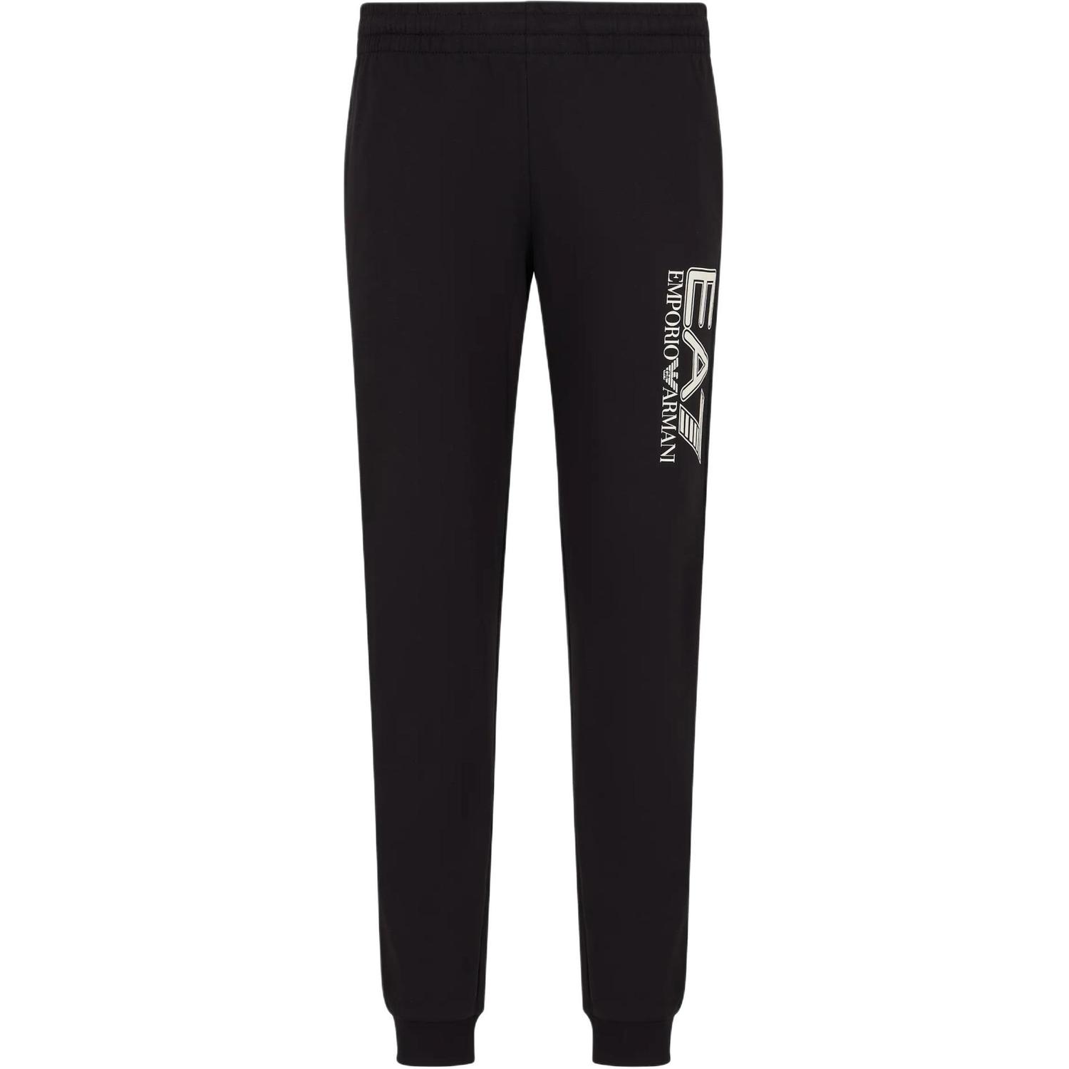 Брюки спортивные с принтом логотипа EMPORIO ARMANI, черные
Брюки спортивные с принтом логотипа EMPORIO ARMANI, черные