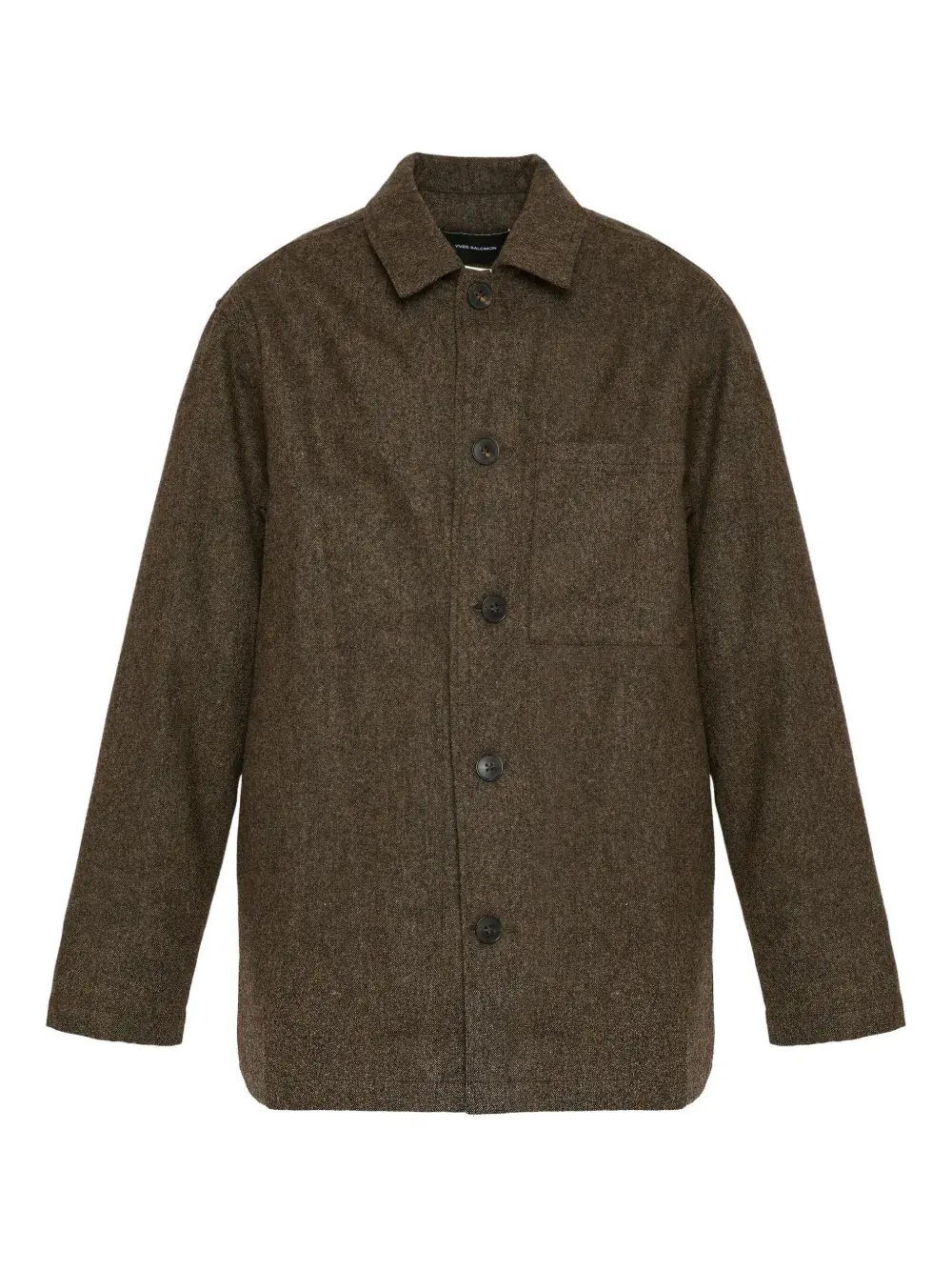 Твидовый пиджак-рубашка YVES SALOMON, коричневый
Твидовый пиджак-рубашка YVES SALOMON, коричневый