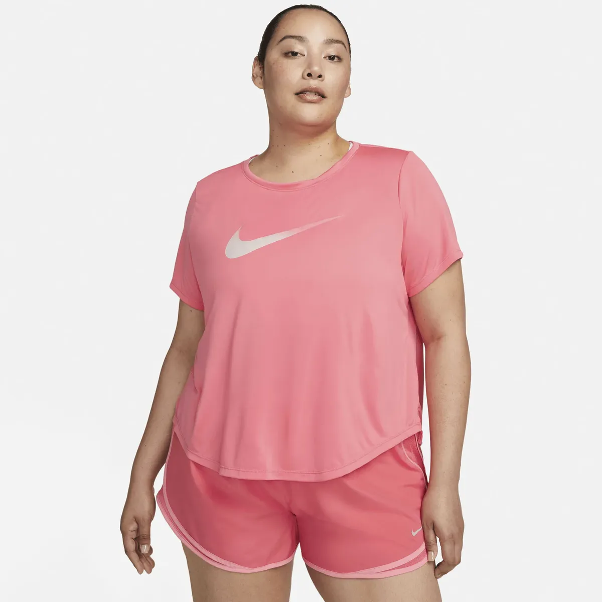 Рубашка для бега Nike "One Dri-FIT Swoosh Women's Short-Sleeved Top (Plus)", цвет Orange
Рубашка для бега Nike "One Dri-FIT Swoosh Women's Short-Sleeved Top (Plus)", цвет Orange