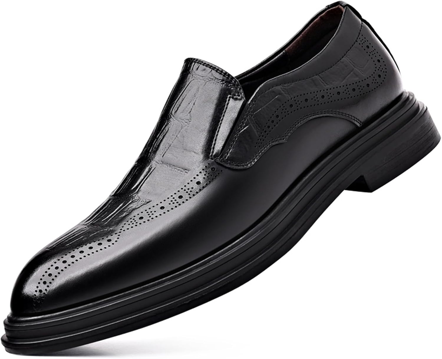 Мужские классические туфли Abborora, слипоны-лоферы, кожаные туфли для мужчин, черный
Мужские классические туфли Abborora, слипоны-лоферы, кожаные туфли для мужчин, черный