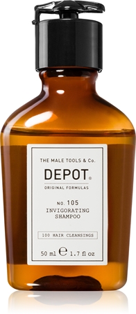 Укрепляющий шампунь против выпадения волос DEPOT 100 HAIR CLEANSING NO. 105 INVIGORATING SHAMPOO, 50 ml
Укрепляющий шампунь против выпадения волос DEPOT 100 HAIR CLEANSING NO. 105 INVIGORATING SHAMPOO, 50 ml
