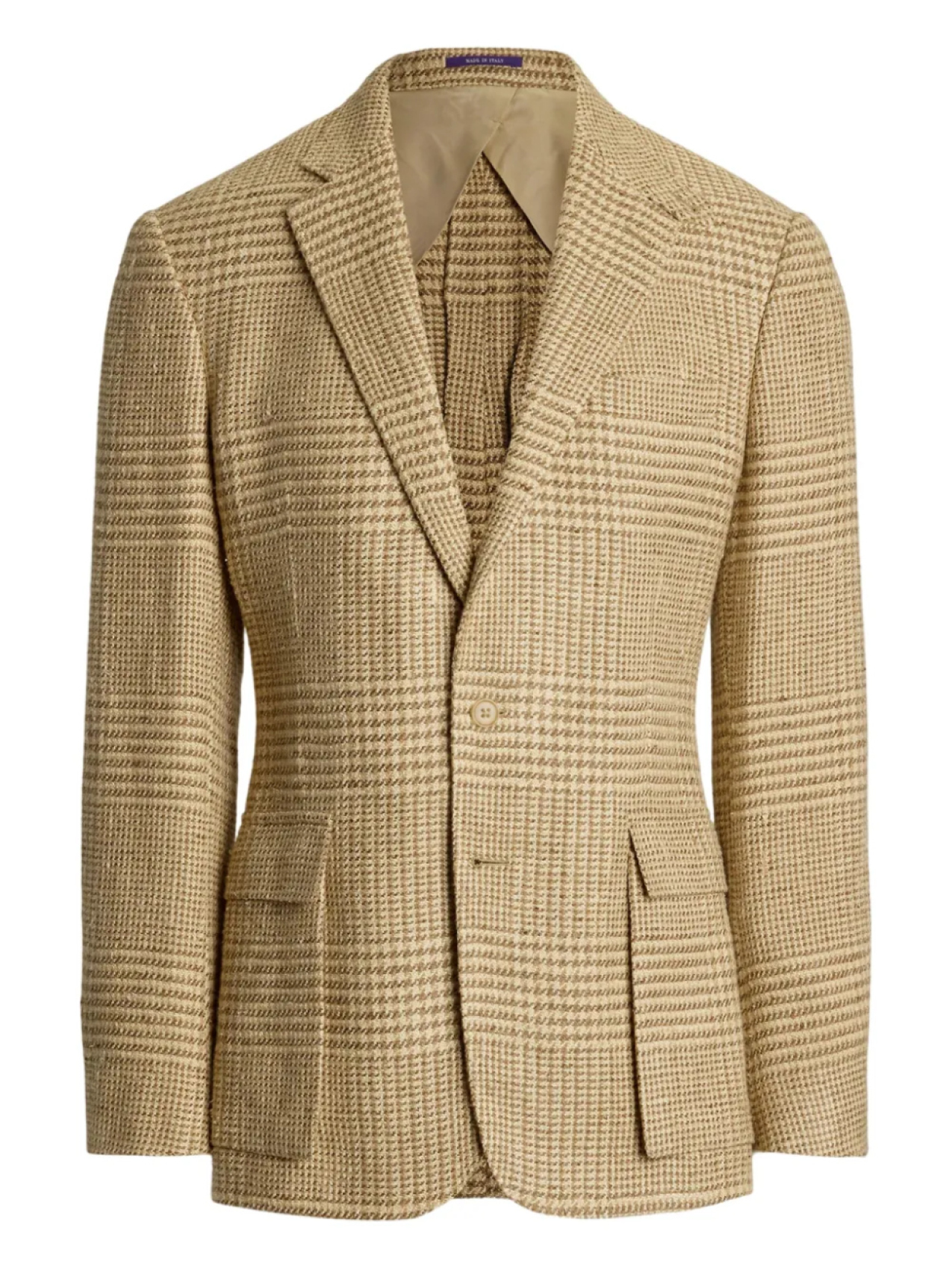 Пиджак в ломаную клетку Ralph Lauren Purple Label, нейтральный
Пиджак в ломаную клетку Ralph Lauren Purple Label, нейтральный