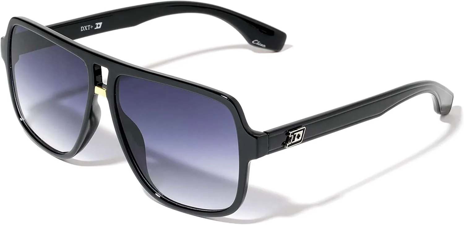 Солнцезащитные очки DXTREME Vintage Flat Top Squared Aviators для мужчин и женщин, защита от ультрафиолета UV400 AV-5460 Sunglasses Luxe, Black With Gradient Lens
Солнцезащитные очки DXTREME Vintage Flat Top Squared Aviators для мужчин и женщин, защита от ультрафиолета UV400 AV-5460 Sunglasses Luxe, Black With Gradient Lens