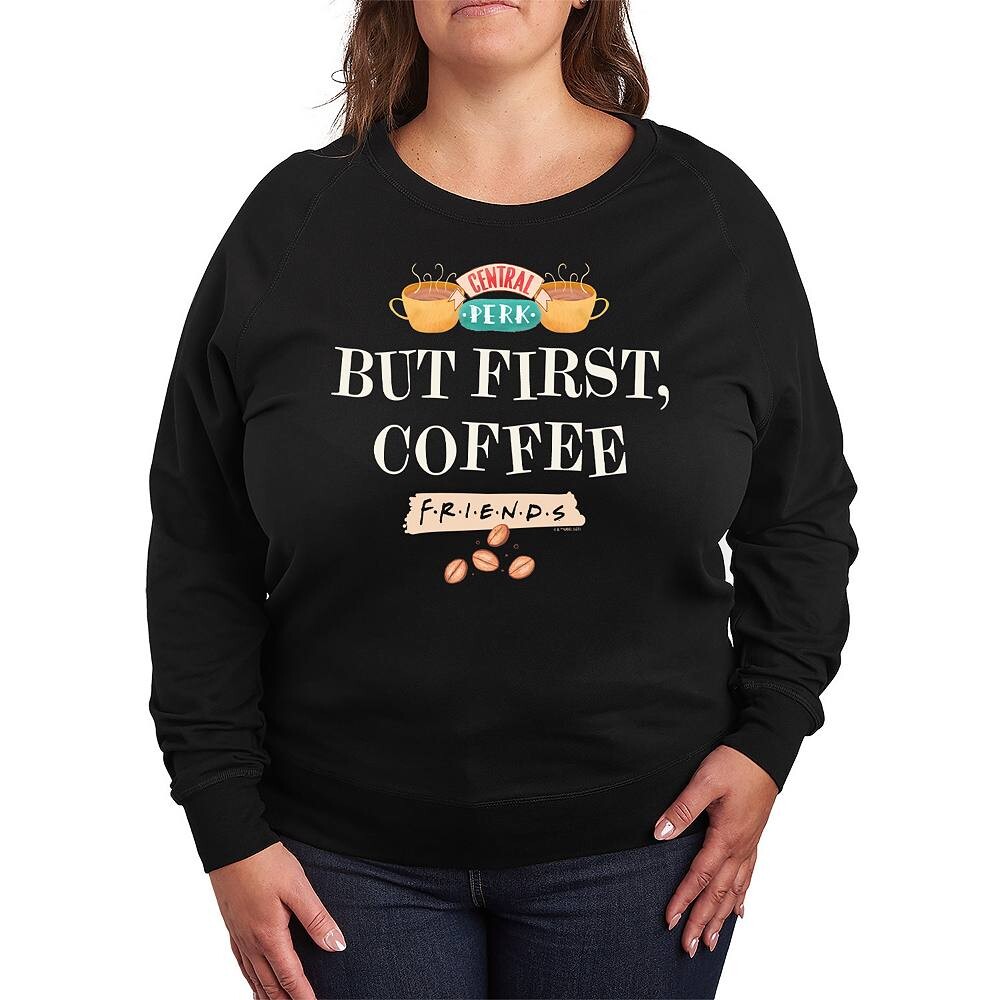 Легкий свитшот из френч терри Plus Size Friends But First Coffee Licensed Character, черный
Легкий свитшот из френч терри Plus Size Friends But First Coffee Licensed Character, черный
