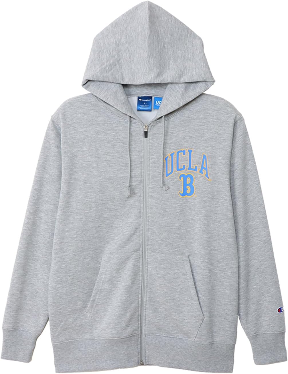 Мужская баскетбольная толстовка Champion с длинными рукавами, быстросохнущей застежкой-молнией и капюшоном, с графическим и резиновым принтом (UCLAC3-AB162), серый
Мужская баскетбольная толстовка Champion с длинными рукавами, быстросохнущей застежкой-молнией и капюшоном, с графическим и резиновым принтом (UCLAC3-AB162), серый
