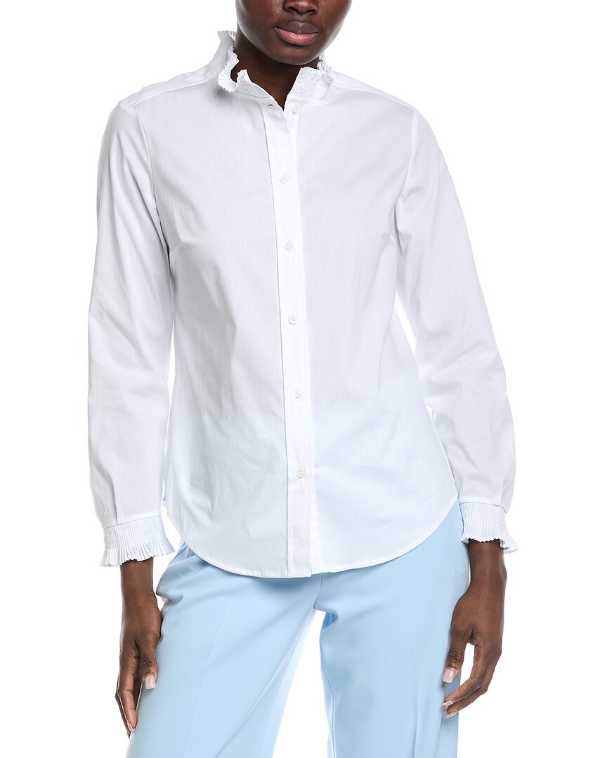 Блузка Anne Klein с микроскладками и оборками, белый
Блузка Anne Klein с микроскладками и оборками, белый