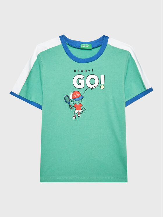 Футболка стандартного кроя United Colors Of Benetton, зеленый
Футболка стандартного кроя United Colors Of Benetton, зеленый