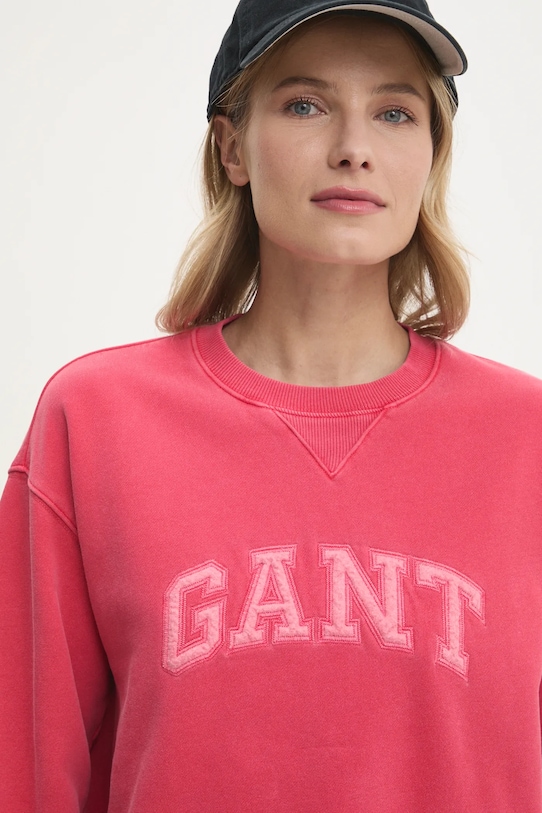 Хлопковая толстовка Gant, розовый
Хлопковая толстовка Gant, розовый