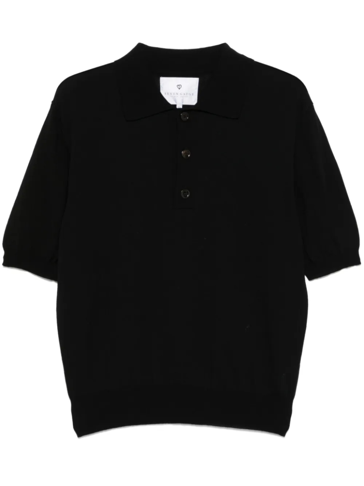 SEVEN GAUGE креповая рубашка поло, черный
SEVEN GAUGE креповая рубашка поло, черный