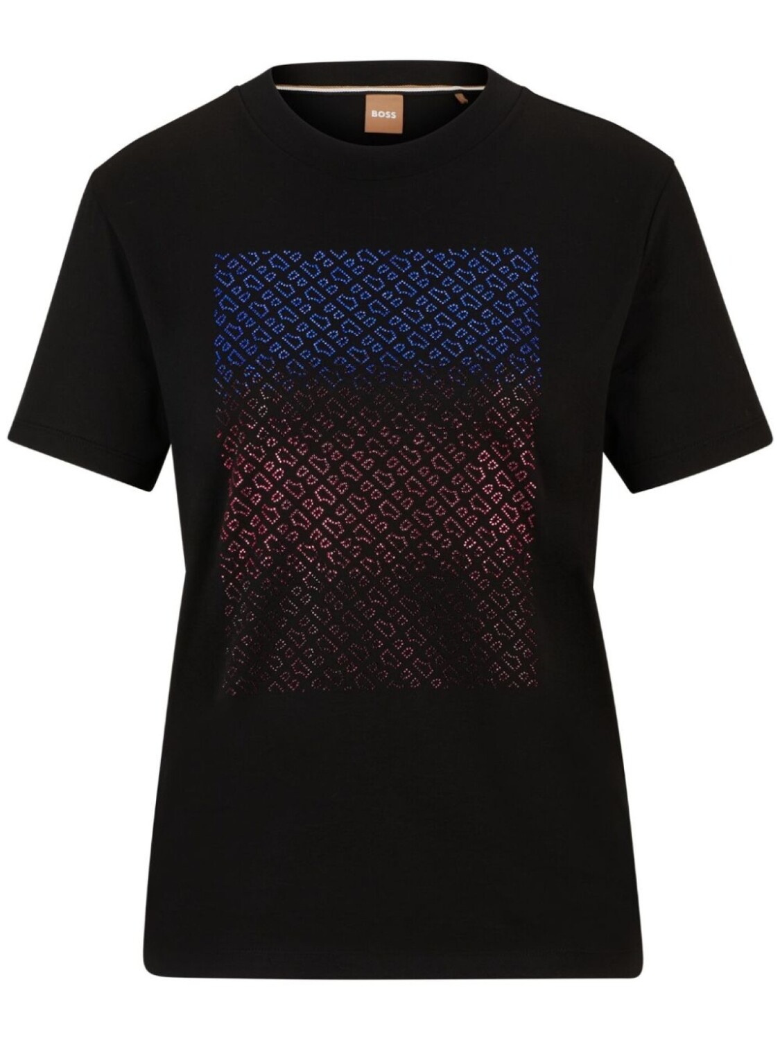 Футболка с монограммой и кристаллами BOSS, черный
Футболка с монограммой и кристаллами BOSS, черный