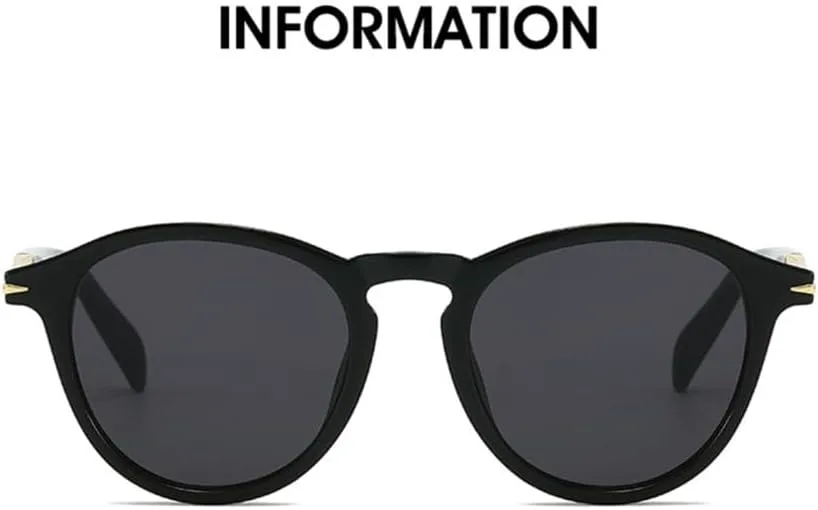 Винтажные круглые солнцезащитные очки для женщин и мужчин, для вождения и отдыха на природе, солнцезащитные очки с защитой от УФ-излучения UV400 HDUBFY, 1
Винтажные круглые солнцезащитные очки для женщин и мужчин, для вождения и отдыха на природе, солнцезащитные очки с защитой от УФ-излучения UV400 HDUBFY, 1