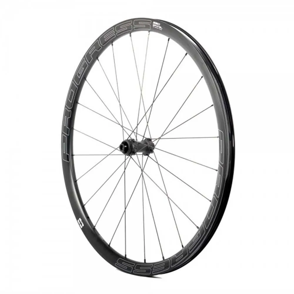 Переднее колесо Progress G30 Disc Tubeless road, серебряный 
Переднее колесо Progress G30 Disc Tubeless road, серебряный
