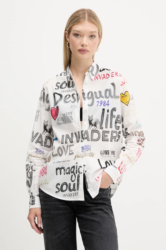 Хлопковая рубашка SOUL Desigual, серый
Хлопковая рубашка SOUL Desigual, серый
