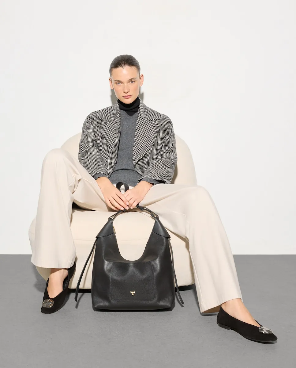 Женское пальто в клетку гусиную лапку Woman El Corte Inglés, черный
Женское пальто в клетку гусиную лапку Woman El Corte Inglés, черный