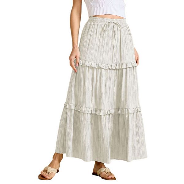 Женская повседневная юбка-миди с высокой талией, многослойная, расклешенная Elitespirit, White
Женская повседневная юбка-миди с высокой талией, многослойная, расклешенная Elitespirit, White