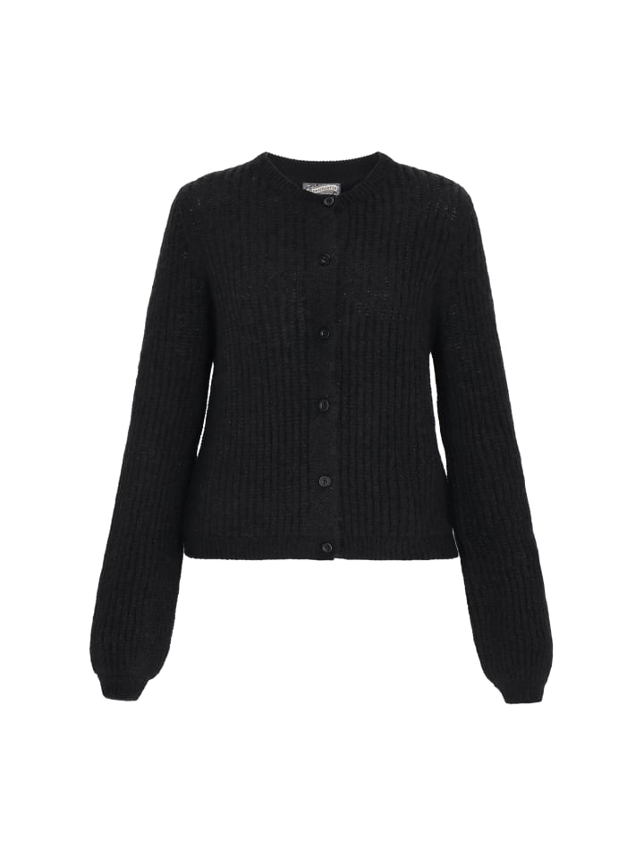 Женский кардиган черного цвета DreiMaster Vintage
Женский кардиган черного цвета DreiMaster Vintage