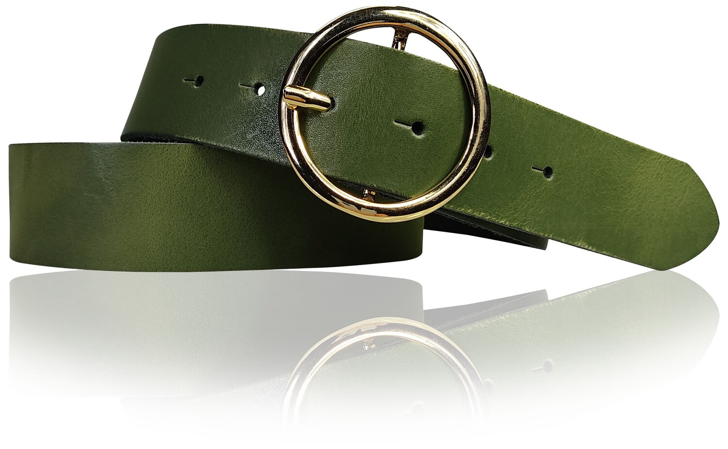 Кожаный ремень FRONHOFER, хаки
Кожаный ремень FRONHOFER, хаки