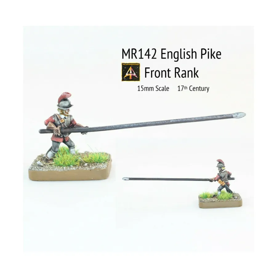 Английская щука в переднем ранге, Altuos Historical Miniatures - The 17th Century (15mm)
Английская щука в переднем ранге, Altuos Historical Miniatures - The 17th Century (15mm)