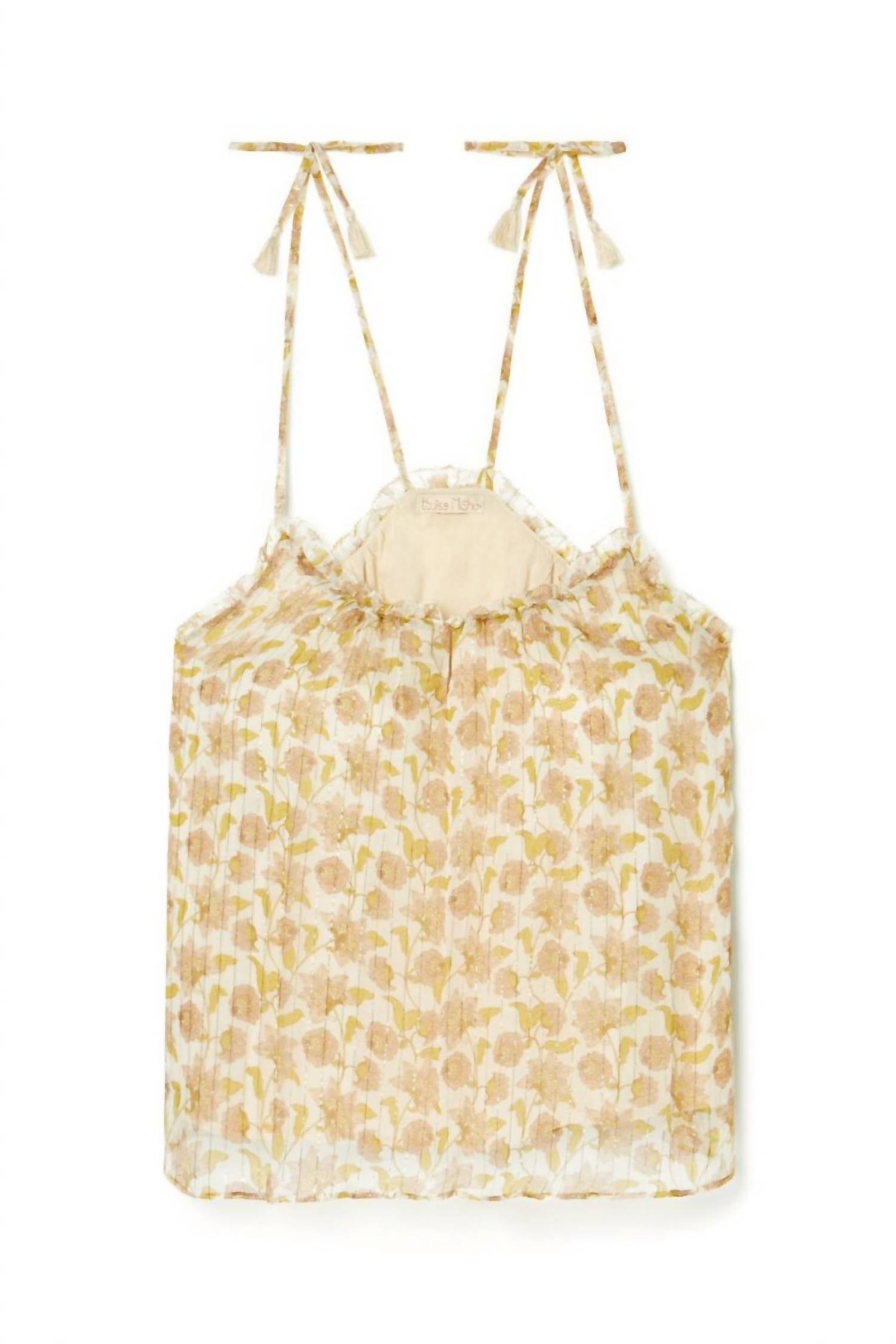 Женский топ Legra в нежно-розовых цветах Louise Misha
Женский топ Legra в нежно-розовых цветах Louise Misha