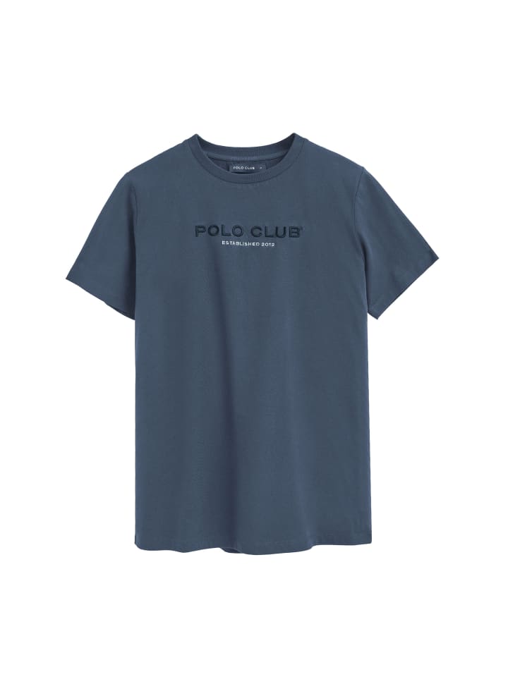 Футболка джинсово-синего цвета Polo Club
Футболка джинсово-синего цвета Polo Club