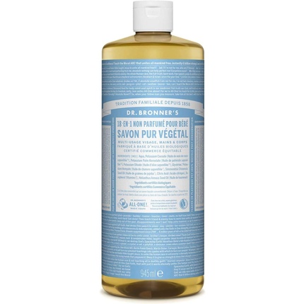 Органическое детское жидкое мыло Pure-Castile без запаха Dr. Bronner's
Органическое детское жидкое мыло Pure-Castile без запаха Dr. Bronner's