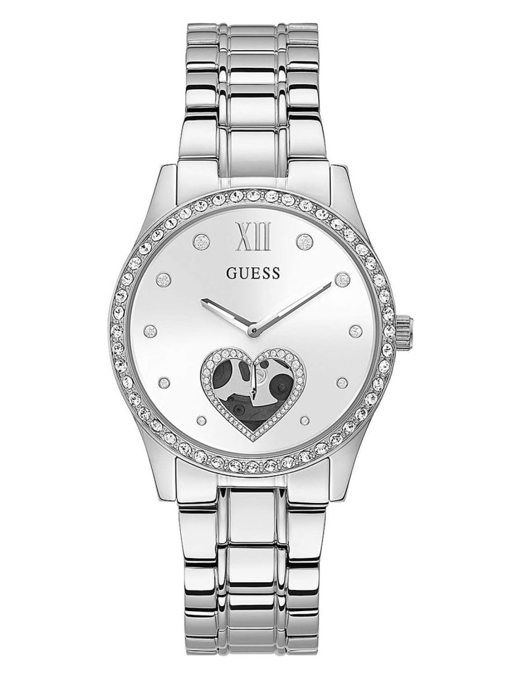 Guess Кварцевые часы Be Loved серебристого цвета
Guess Кварцевые часы Be Loved серебристого цвета