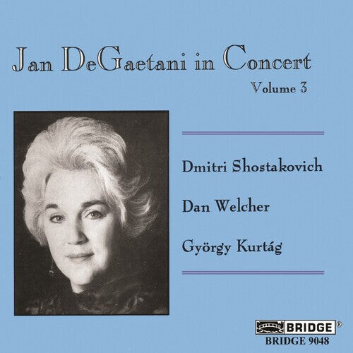 CD диск Shostakovich / Welcher / Degaetani: Degaetani in Concert 3
CD диск Shostakovich / Welcher / Degaetani: Degaetani in Concert 3