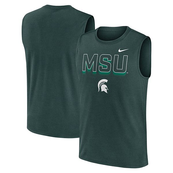 Мужская зеленая футболка Michigan State Spartans Primetime Tricode Legend Performance Nike
Мужская зеленая футболка Michigan State Spartans Primetime Tricode Legend Performance Nike