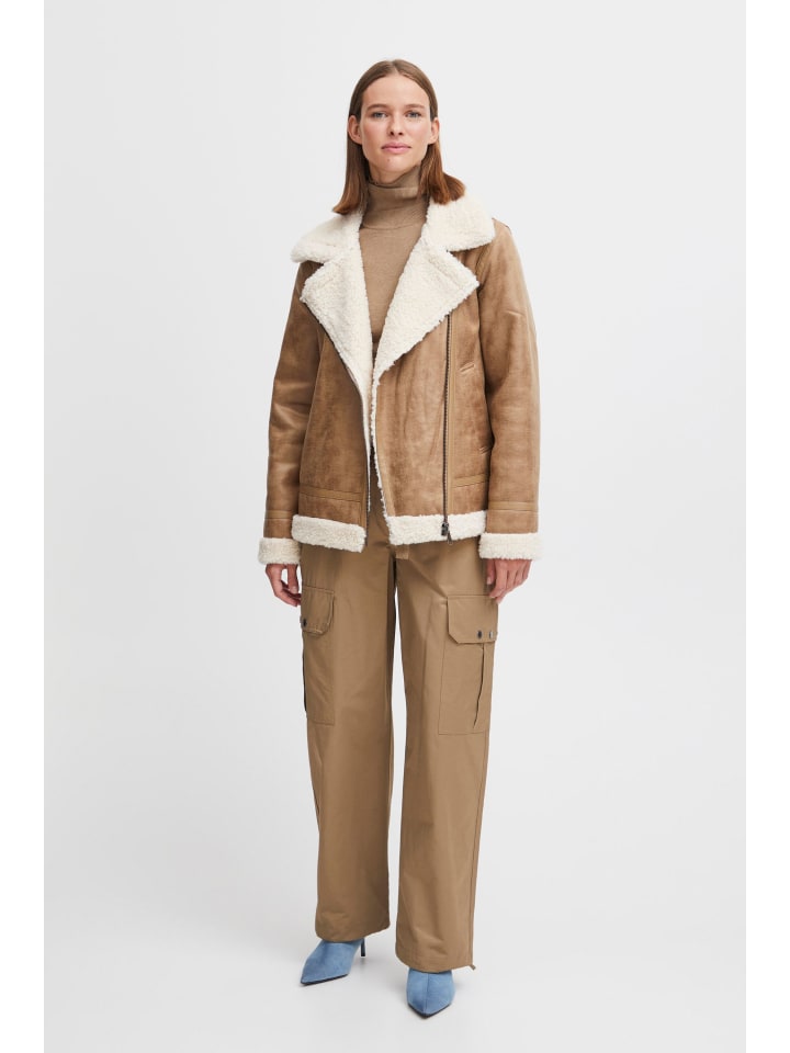 КУРТКА BYASANNE BIKER JACKET - свободного кроя, цвет: поджаренный кокос b. young
КУРТКА BYASANNE BIKER JACKET - свободного кроя, цвет: поджаренный кокос b. young