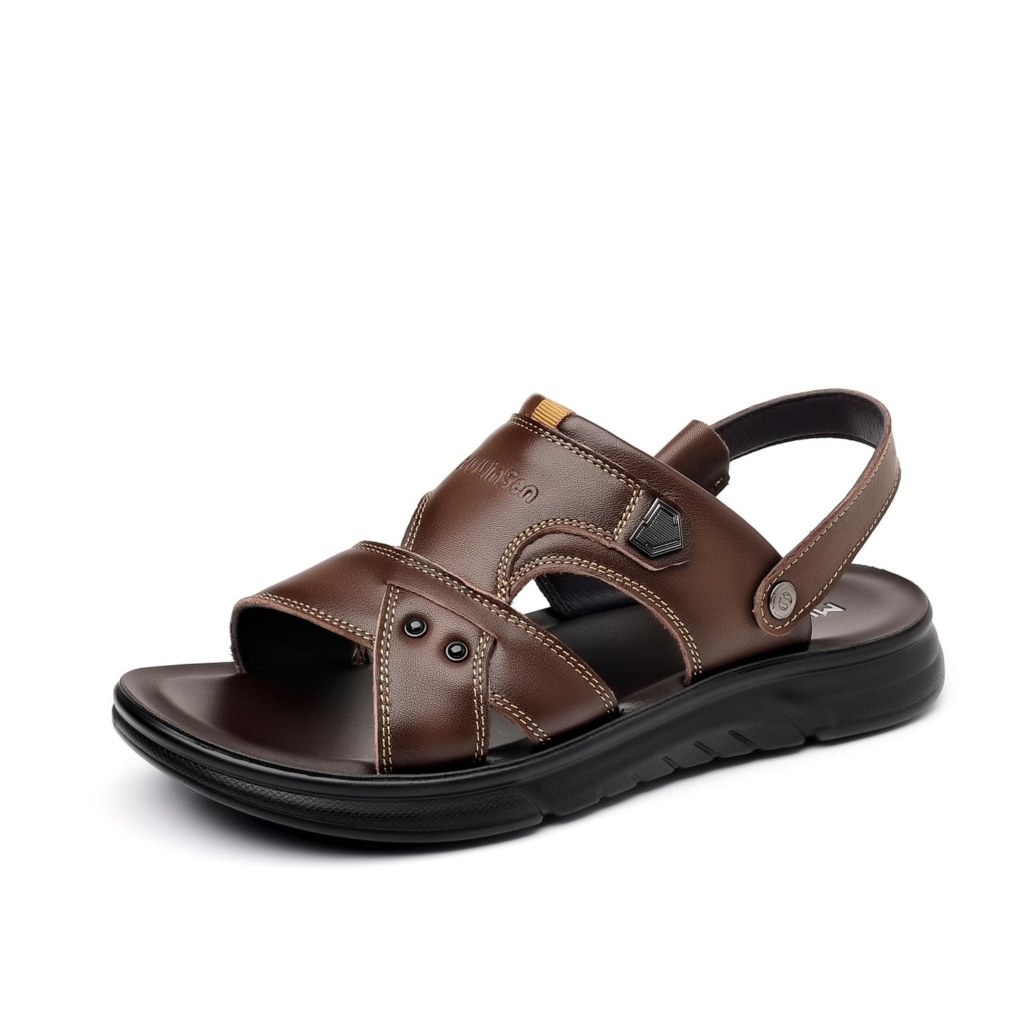 Mulinsen Пляжные сандалии мужские черно-коричневые коричневые, цвет Brown
Mulinsen Пляжные сандалии мужские черно-коричневые коричневые, цвет Brown