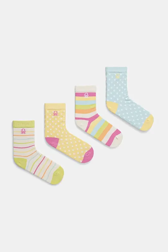 Детские носки 4 пары United Colors Of Benetton, желтый
Детские носки 4 пары United Colors Of Benetton, желтый