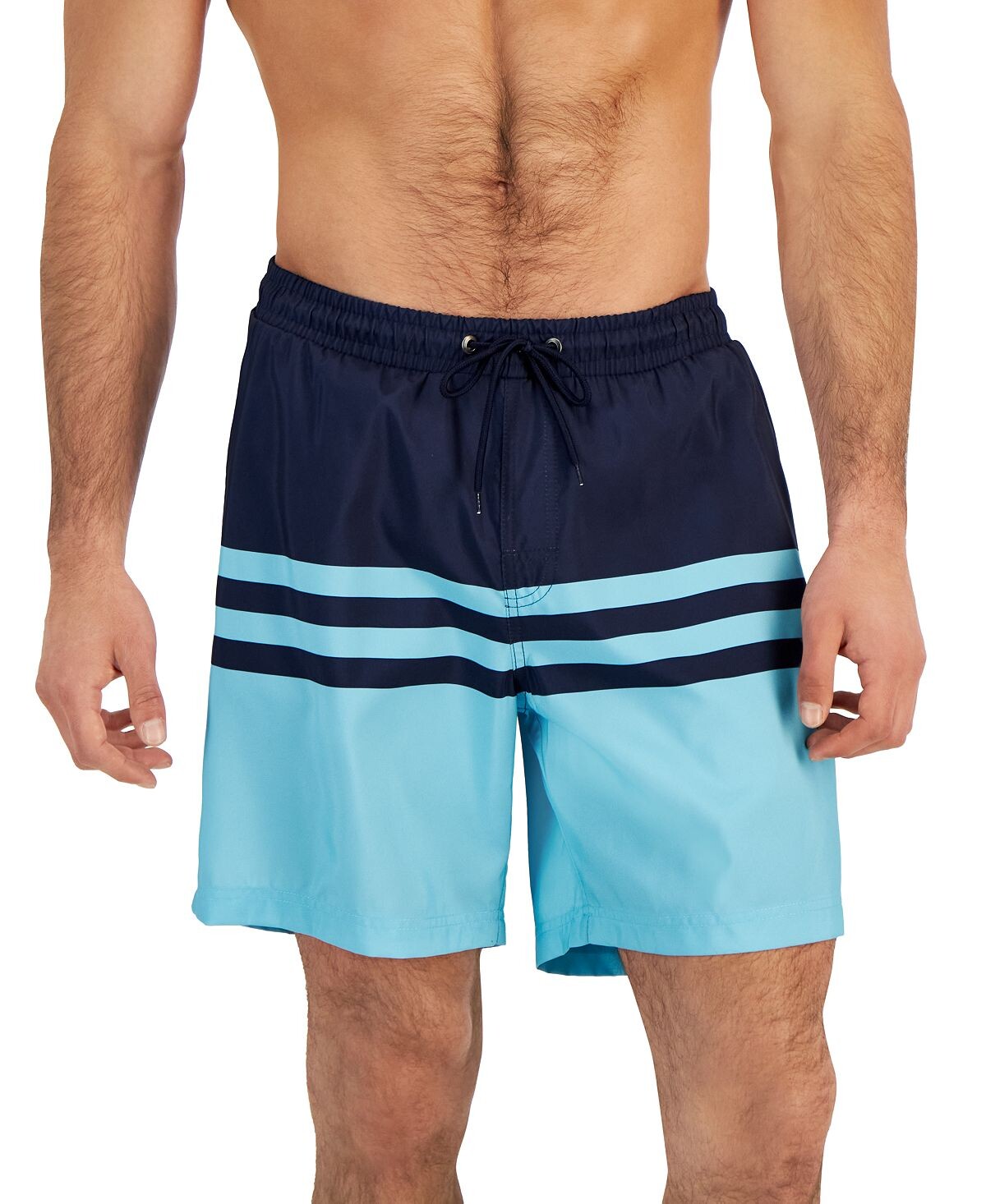 Мужские быстросохнущие плавки с цветными полосками шириной 7 дюймов Club Room
Мужские быстросохнущие плавки с цветными полосками шириной 7 дюймов Club Room