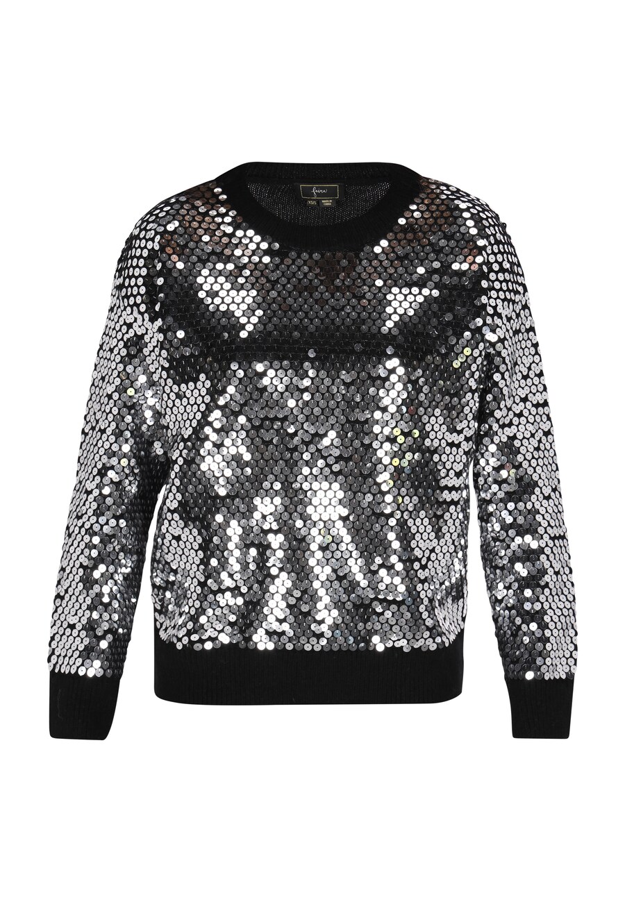 Тонкий вязаный свитер faina Sweater, черный
Тонкий вязаный свитер faina Sweater, черный