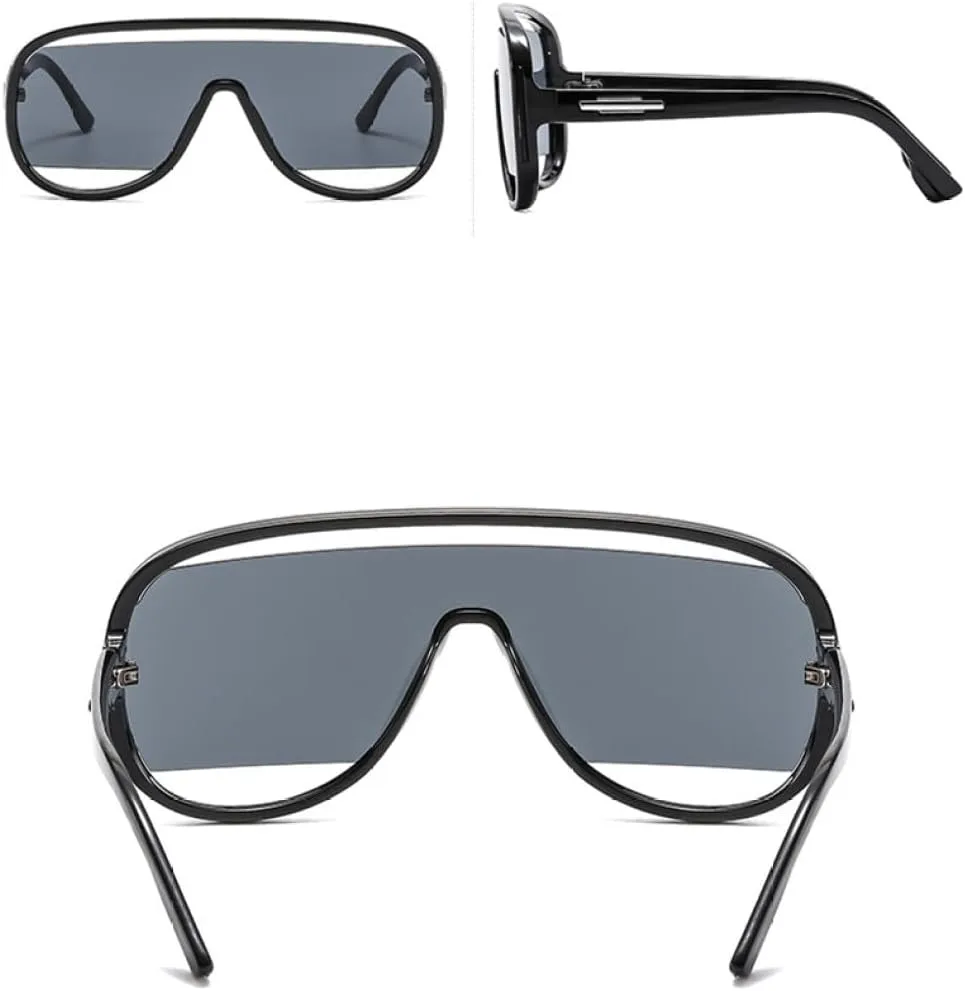 Модные ретро-солнцезащитные очки-комбинезон для женщин и мужчин, большие, роскошные, с градиентным переходом цвета и защитой от УФ-излучения UV400 LVTFCO, White Gold
Модные ретро-солнцезащитные очки-комбинезон для женщин и мужчин, большие, роскошные, с градиентным переходом цвета и защитой от УФ-излучения UV400 LVTFCO, White Gold