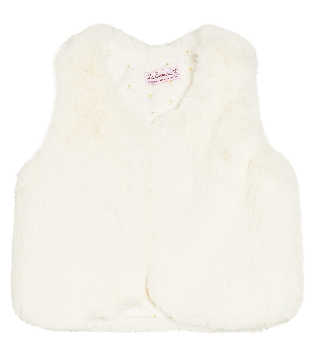 Жилет из искусственного меха baby eva La Coqueta, белый
Жилет из искусственного меха baby eva La Coqueta, белый