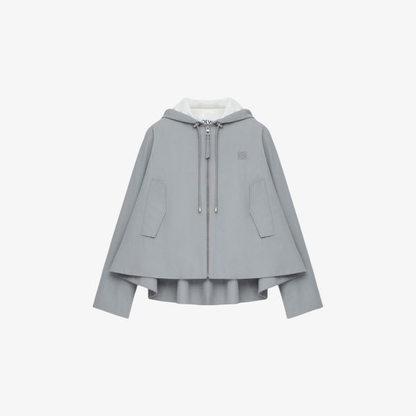 Анорак Loewe Anagram с капюшоном и вышивкой из смесового хлопка, серый
Анорак Loewe Anagram с капюшоном и вышивкой из смесового хлопка, серый