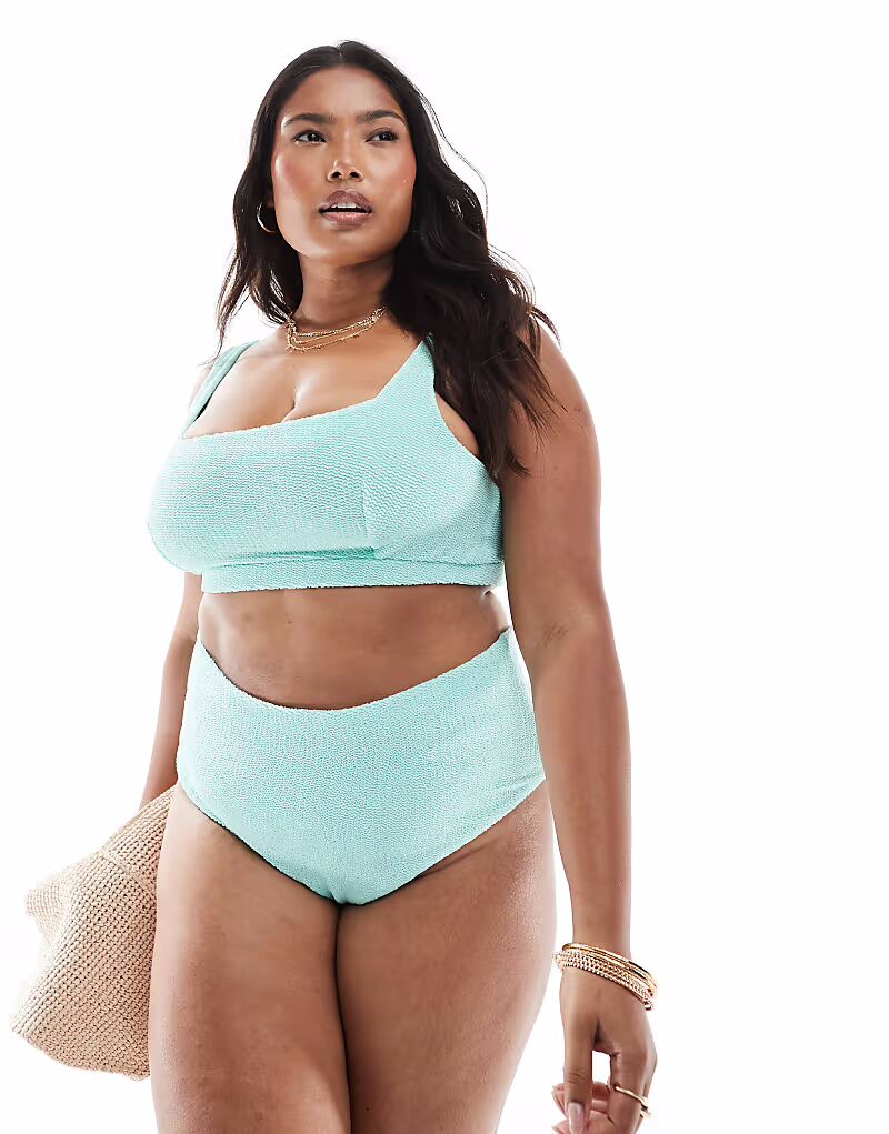 Бикини-топ Curve Charlene с текстурированной квадратной горловиной цвета мяты Asos Curve
Бикини-топ Curve Charlene с текстурированной квадратной горловиной цвета мяты Asos Curve
