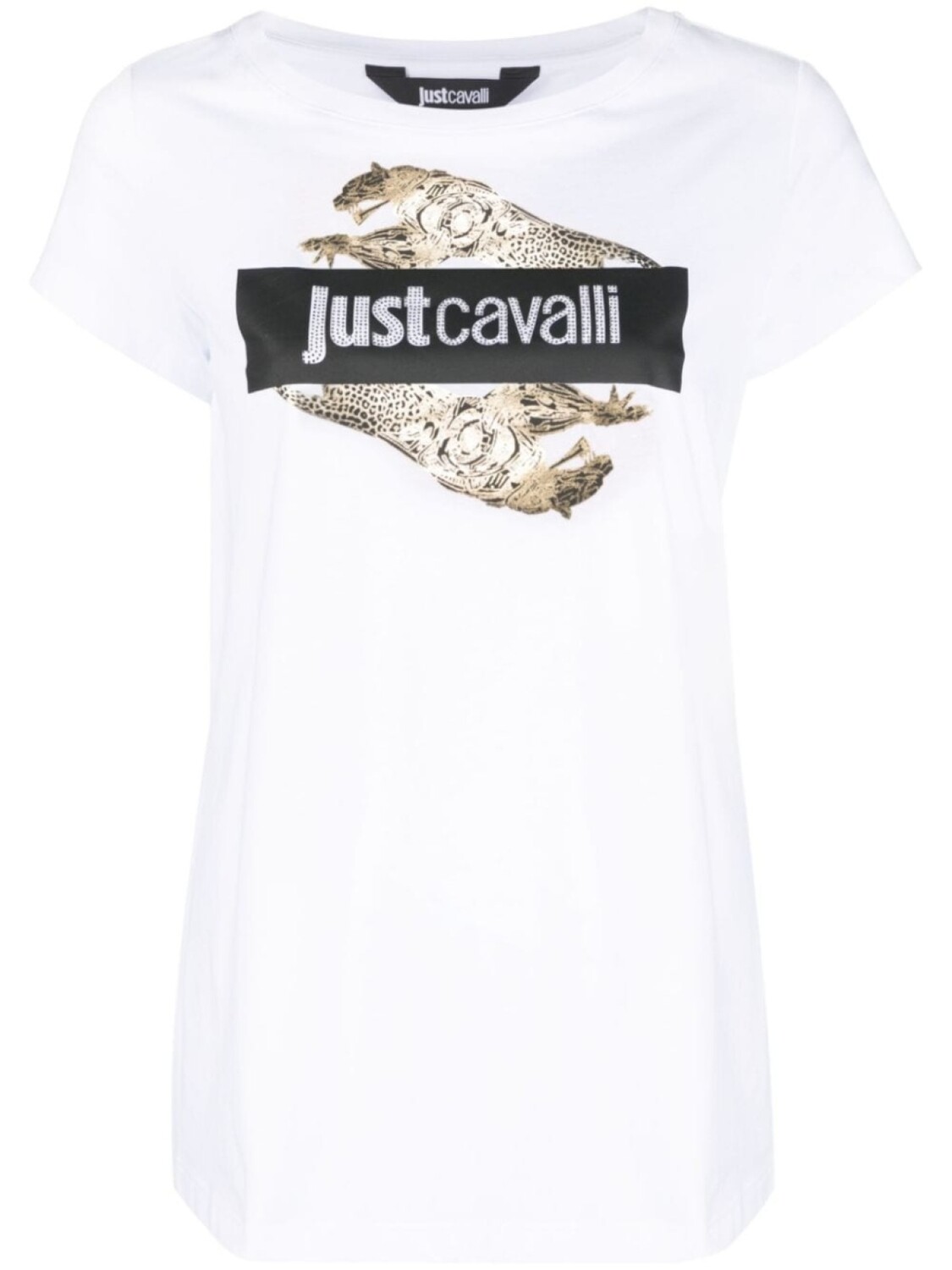 Just Cavalli футболка с логотипом, белый 
Just Cavalli футболка с логотипом, белый