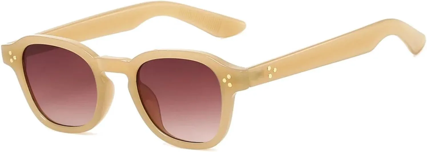 Винтажные мужские солнцезащитные очки с заклепками, модные серые градиентные очки с защитой от УФ-излучения UV400, женские очки в стиле панк VVTWSSW, Jelly Yellow Tea
Винтажные мужские солнцезащитные очки с заклепками, модные серые градиентные очки с защитой от УФ-излучения UV400, женские очки в стиле панк VVTWSSW, Jelly Yellow Tea