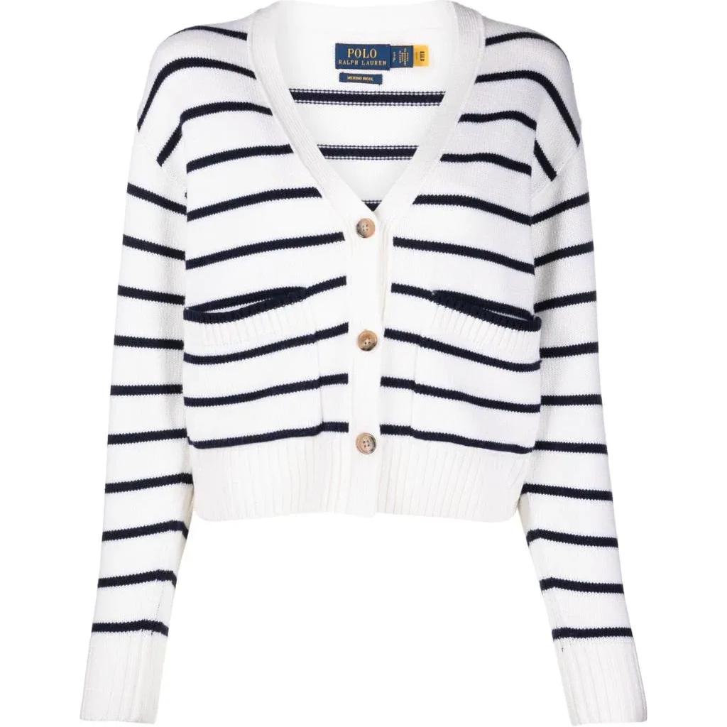 Polo Ralph Lauren Белая вязаная кофта FW22
Polo Ralph Lauren Белая вязаная кофта FW22