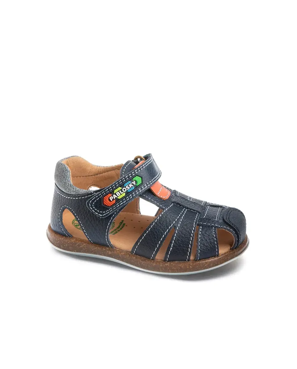 Детские сандалии из кожи на липучке Pablosky, темно-синий
Детские сандалии из кожи на липучке Pablosky, темно-синий