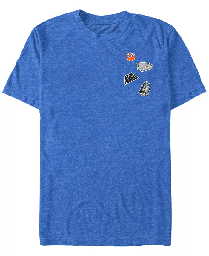 Футболка мужская с коротким рукавом Star Wars Rebel Pocket Patches Fifth Sun, синий
Футболка мужская с коротким рукавом Star Wars Rebel Pocket Patches Fifth Sun, синий