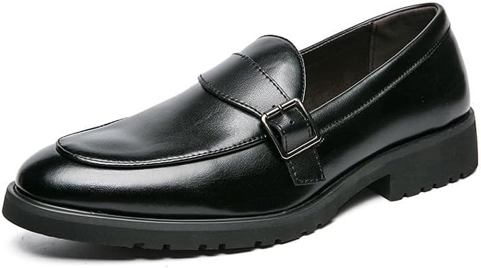 Мужские туфли-лоферы Santimon с монк-ремнем, классические мокасины, современные замшевые кожаные туфли для мужчин, черный
Мужские туфли-лоферы Santimon с монк-ремнем, классические мокасины, современные замшевые кожаные туфли для мужчин, черный