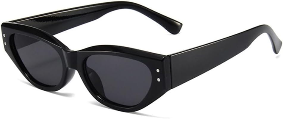 Популярные модные маленькие солнцезащитные очки «кошачий глаз» для женщин, ретро, гелевые, разных цветов, с защитой от УФ-излучения UV400, трендовые мужские солнцезащитные очки в стиле панк с заклепками TYUVIVO, Black Grey
Популярные модные маленькие солнцезащитные очки «кошачий глаз» для женщин, ретро, гелевые, разных цветов, с защитой от УФ-излучения UV400, трендовые мужские солнцезащитные очки в стиле панк с заклепками TYUVIVO, Black Grey